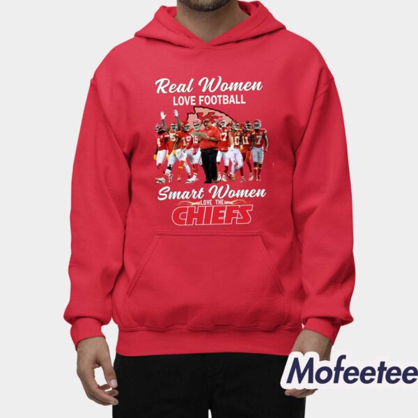 Chiefs Real Women Love Football Smart Women Shirt