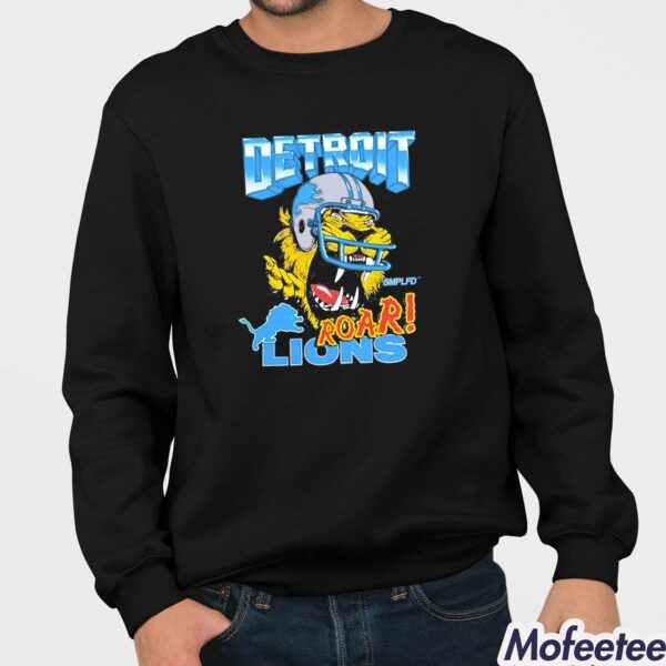 Coach Brad Holmes Wearing Detroit Lions Roar X Smplfd Shirt