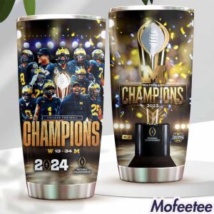 College Football 2024 Champions Washington 13 34 Michigan Tumbler 1