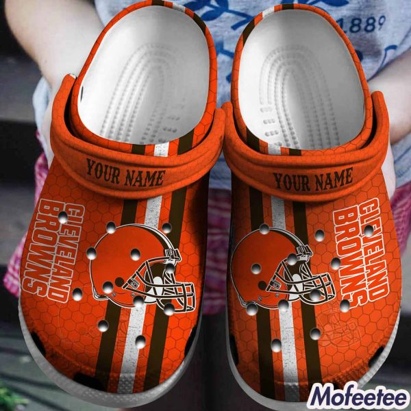 Custom Name Browns For Gifts Fans Crocs
