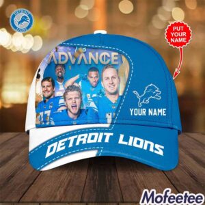 Custom Name Lions Advance Classic Hat 1