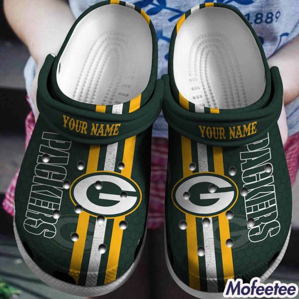 Custom Name Packers For Gifts Fans Crocs