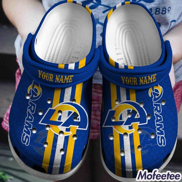 Custom Name Rams For Gifts Fans Crocs