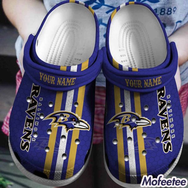 Custom Name Ravens For Gifts Fans Crocs