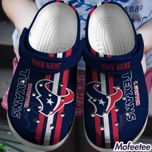 Custom Name Texans For Gifts Fans Crocs
