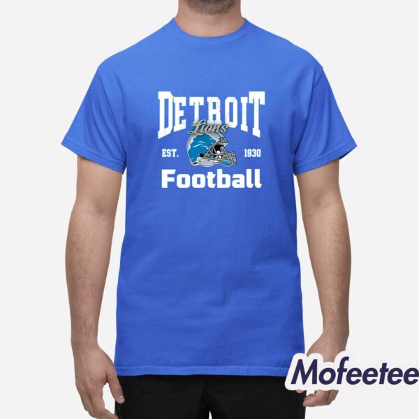 Detroit Football Est 1930 Sweatshirt