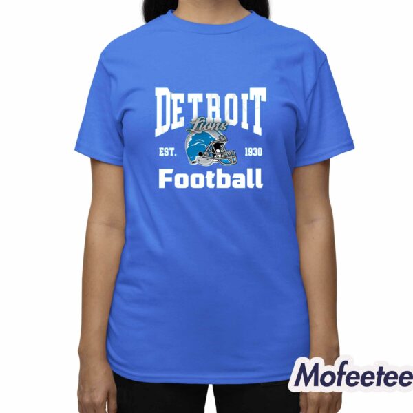 Detroit Football Est 1930 Sweatshirt