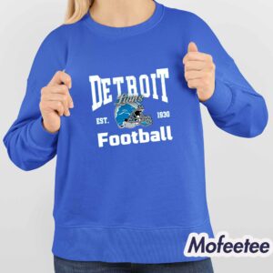 Detroit Football Est 1930 Sweatshirt 4