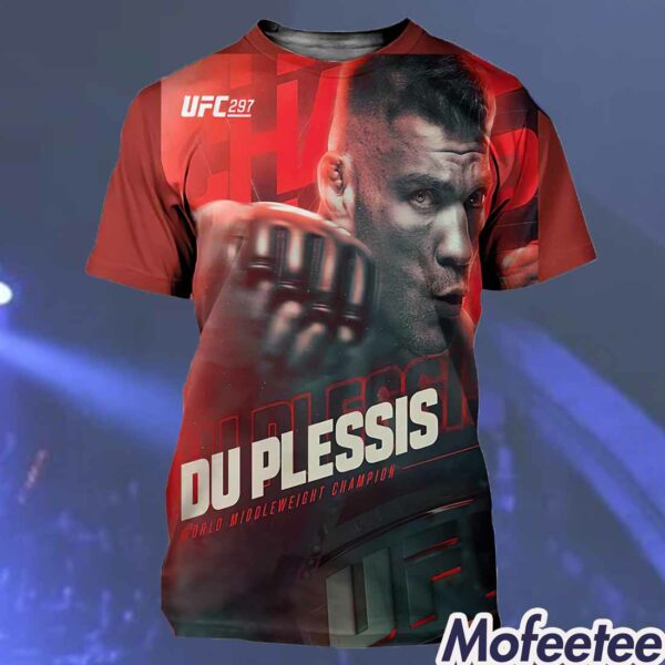 Dricus Du Plessis Defeats Sean Strickland Middleweight Champion Of The World Shirt