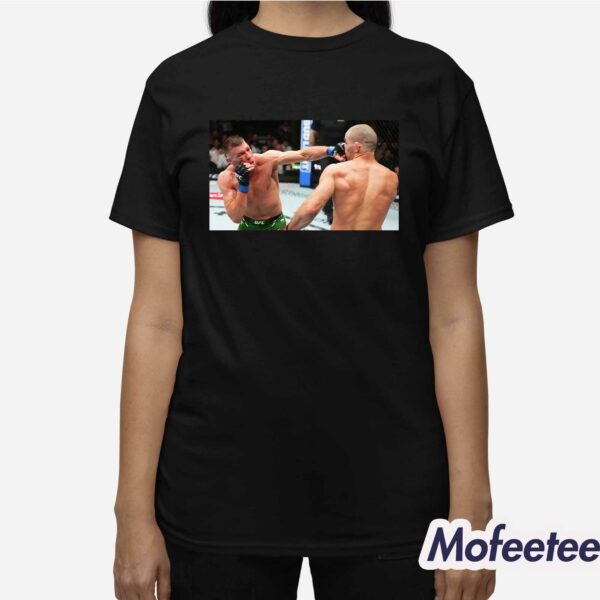 Dricus Du Plessis punches Sean Strickland UFC 297 Shirt