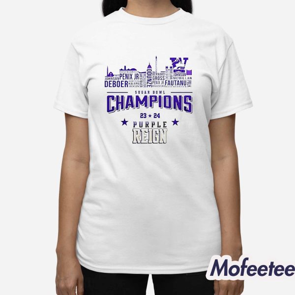 Huskies Bowl Champions 23 24 Purple Reign Shirt