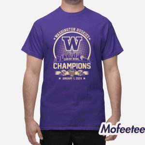 Huskies Champions January 1 2024 Allstate Shirt 1