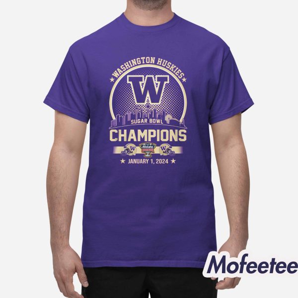 Huskies Champions January 1 2024 Allstate Shirt