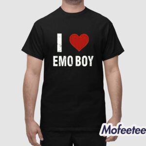 I Love Emo Boy Shirt 1
