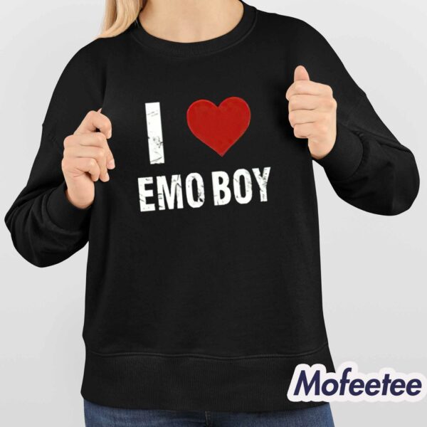 I Love Emo Boy Shirt