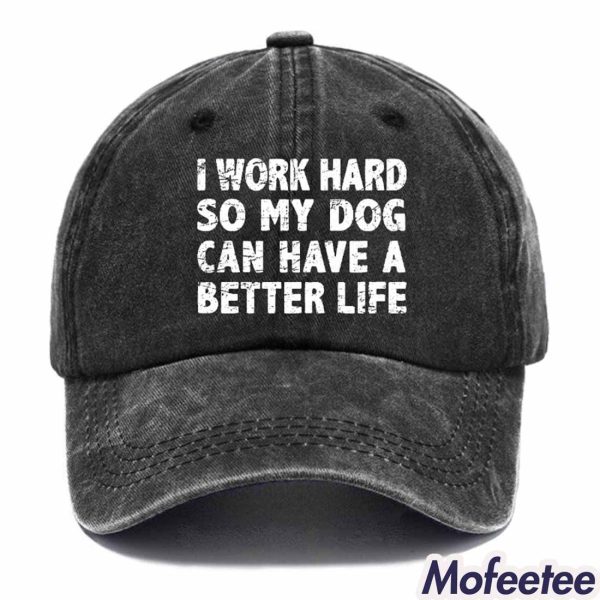 I Work Hard So My Dog Can Have A Better Life Hat