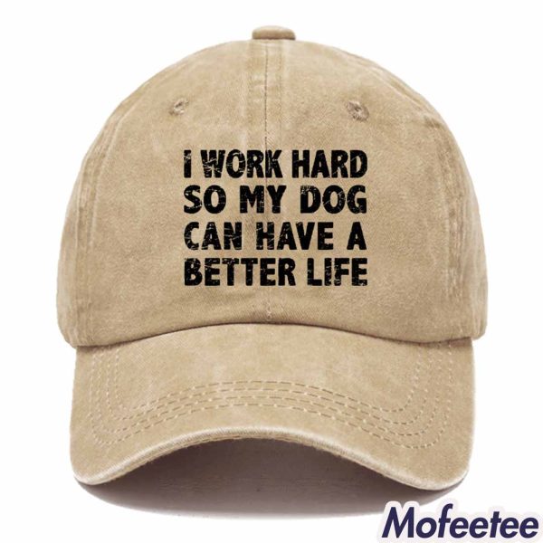 I Work Hard So My Dog Can Have A Better Life Hat