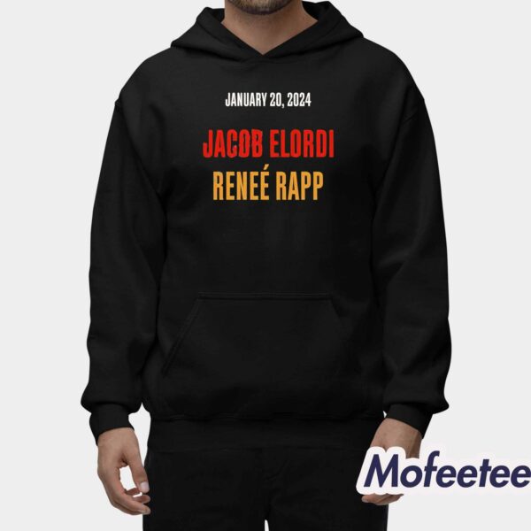 January 20 2024 Jacob Elordi Renee Rapp Shirt