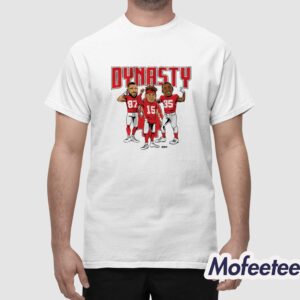 KC Chiefs Dynasty Caricatures Shirt 1
