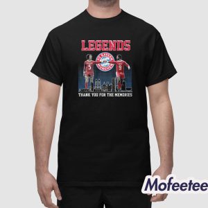 Legends Thank You For The Memories Shirt 1