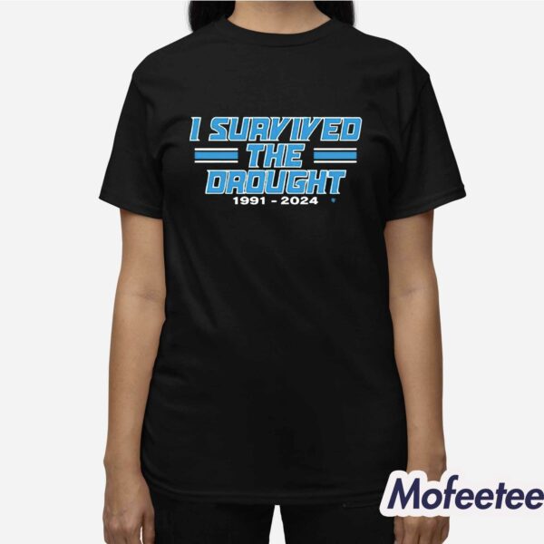 Lions I Survived The Drought 1991-2024 Shirt