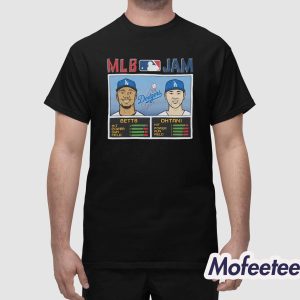 MLB Jam Dodgers Betts And Ohtani Shirt 1