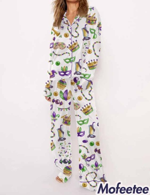 Mardi Gras New Orleans Pajama Set