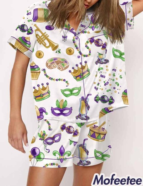 Mardi Gras New Orleans Pajama Set