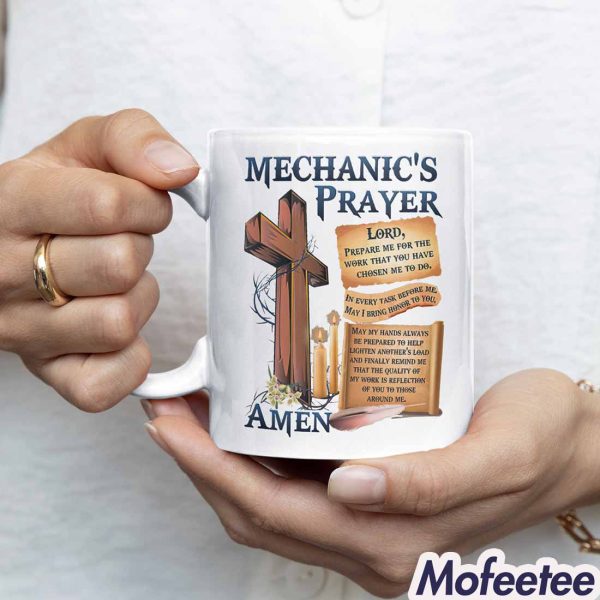 Mechanic’s Prayer Amen Mug