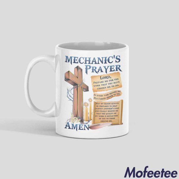 Mechanic’s Prayer Amen Mug