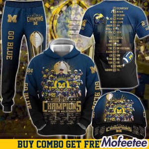 Michigan 2024 College Football Playoff National Champions Hoodie