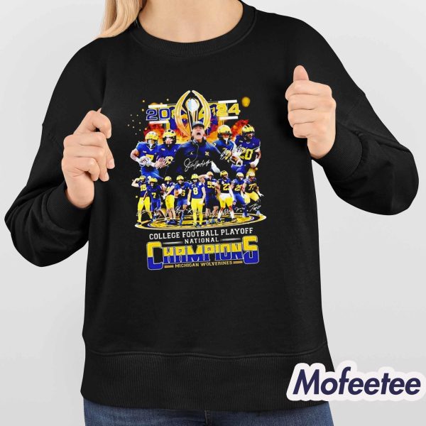 Michigan 2024 College Football Playoff National Champions Shirt