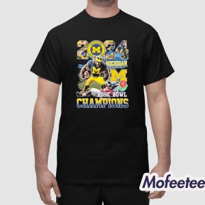 Michigan Beat Alabama 2024 Rose Bowl Champions Shirt 1
