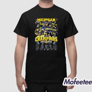Michigan National Champions 2023 2024 Shirt 1