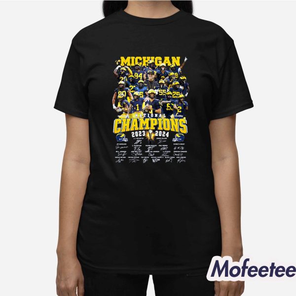 Michigan National Champions 2023 2024 Shirt