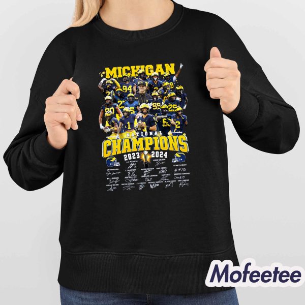 Michigan National Champions 2023 2024 Shirt