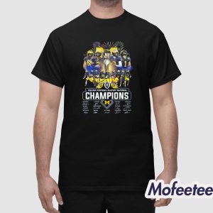 Michigan Wolverines 2024 College Champions Shirt 1