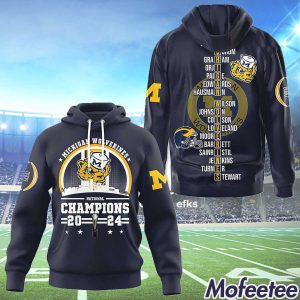 Michigan Wolverines 2024 National Champions Hoodie