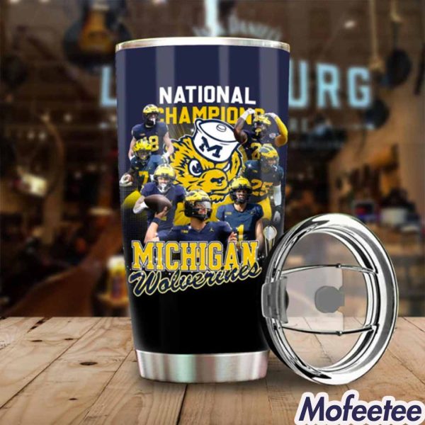 Michigan Wolverines 2024 National Champions Tumbler