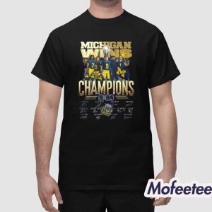 Michigan Wolverines Wins Champions 2024 Shirt 1