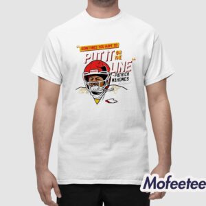 Patrick Mahomes Helmet Break Shirt 1