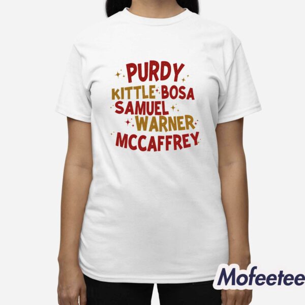 Purdy Kittle Bosa Samuel Warner Mccaffrey Sweatshirt