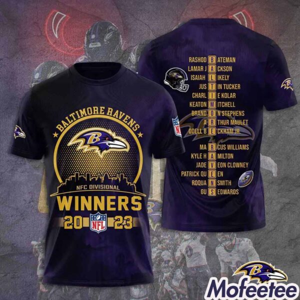 Ravens 2023 NFC Divisional Winners Hoodie