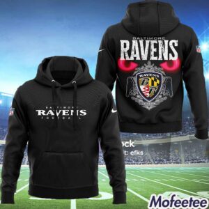 Ravens Football John Harbaugh London Hoodie 3