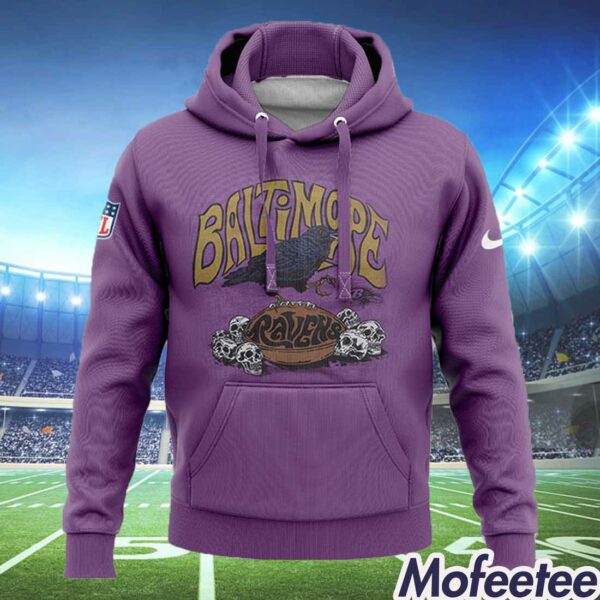 Ravens Special Design With Grateful Dead Hoodie