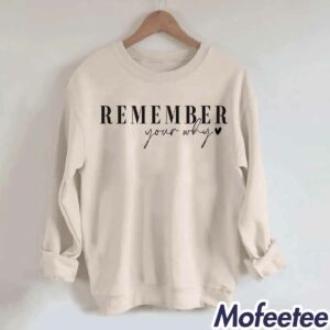 Remember Your Why Sweatshirt 1
