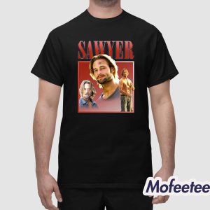 Sawyer From Lost Homage Shirt