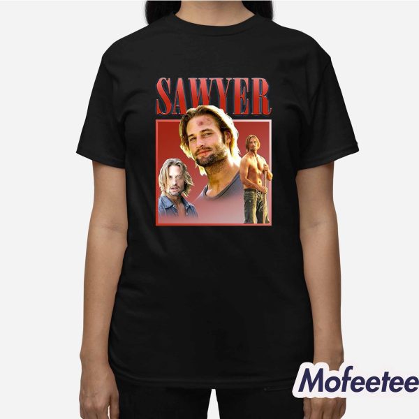Sawyer From Lost Homage Shirt