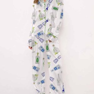 Tequila Bottles Pajama Set 1