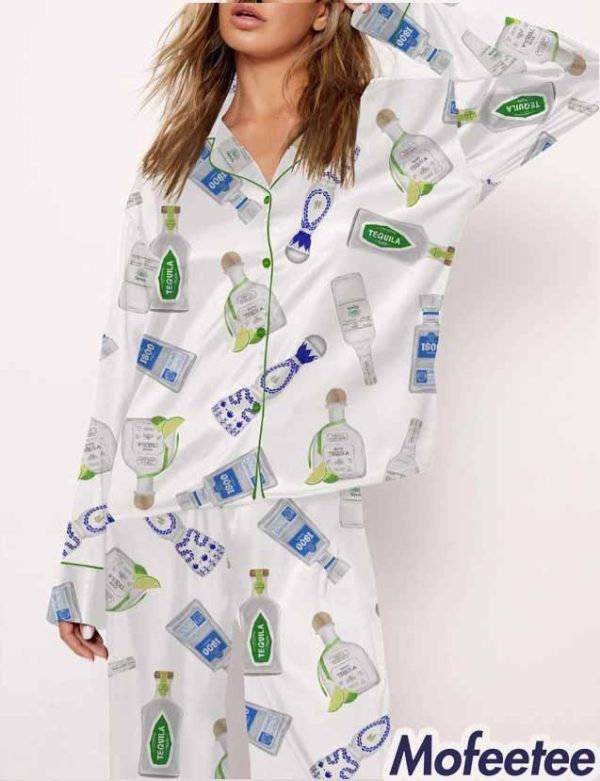 Tequila Bottles Pajama Set